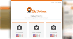 Desktop Screenshot of bigdutchmanusa.com